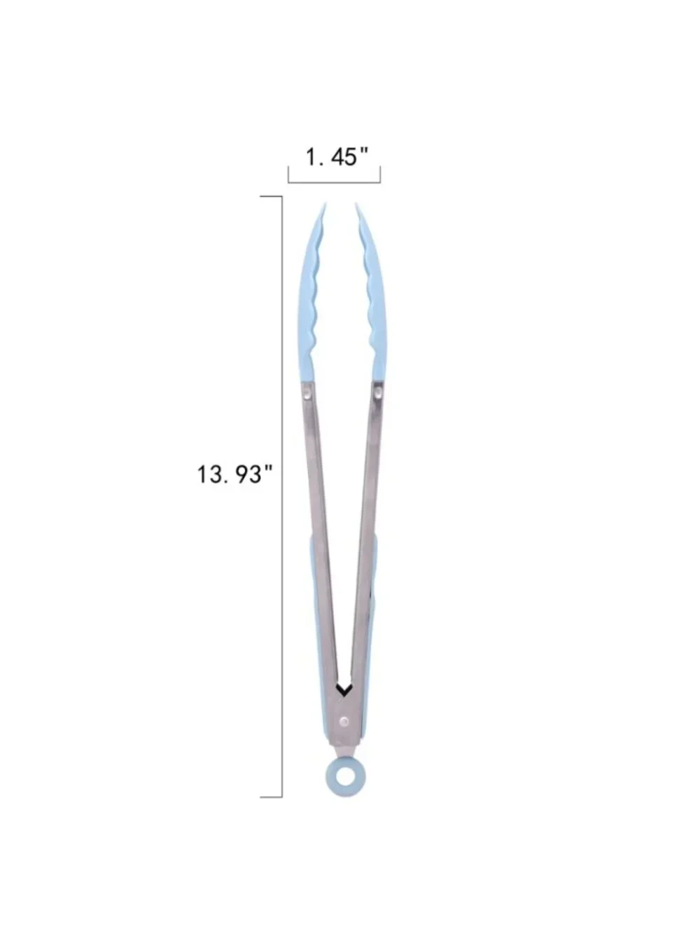 The Woman Pioneer Blue 10-Piece Silicone-Tipped Wood Handles Cooking Utensil
